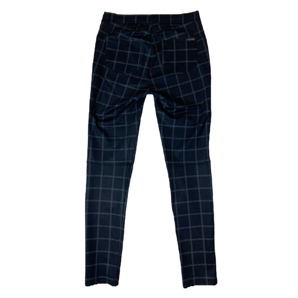 Sanctuary Dark Blue Window Pane Plaid Leggings Size Small - Picture 2 of 4
